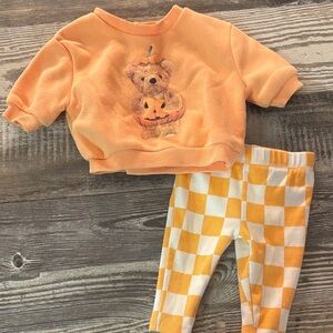 Viral Pumpkin Teddy Bear Halloween Outfit from Target 0-3 Months